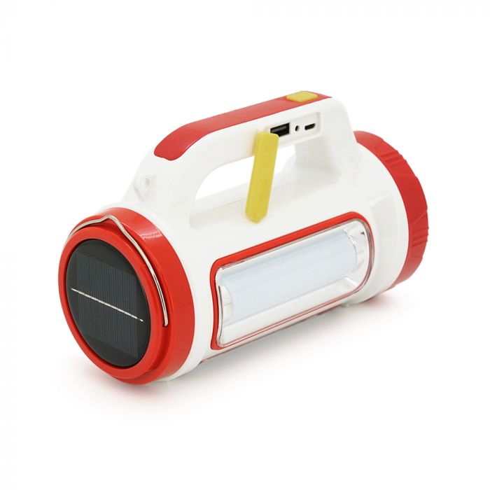 
					Ліхтар переносний TJ-5158-LED+COB, power bank 2000mAh, Li-Ion акумулятор, сонячна батарея, ЗУ microUSB, Box