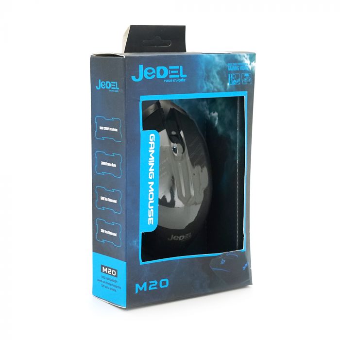
					Миша провідна JEDEL M20, Black, Q100