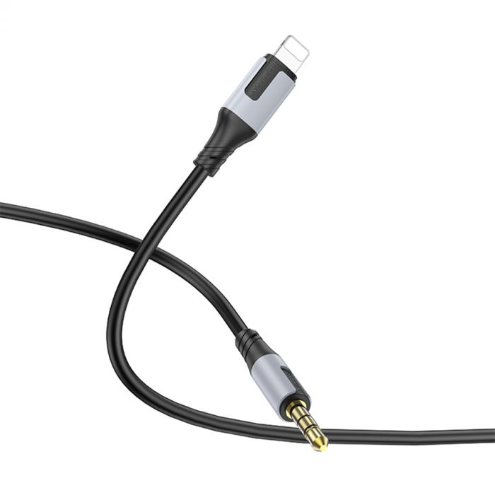 
					Кабель Borofone BL19 DC3.5 (тато) => Lighting (тато), круглий, 1м, Black, Box
