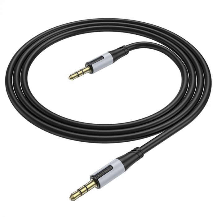 
					Кабель Borofone BL19 DC3.5 тато-тато 1.0м, круглий Black, Box