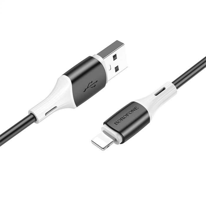
					Кабель Borofone BX79, Lighting-USB, 2.4A, довжина 1м, Black, BOX