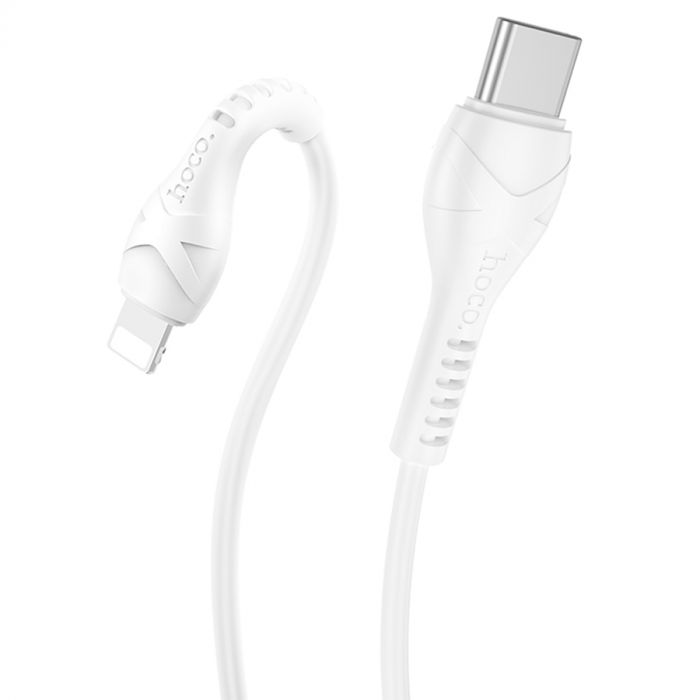 
					Кабель HOCO X37, Type-C-Lighting, 2.4A, White, довжина 1м, BOX