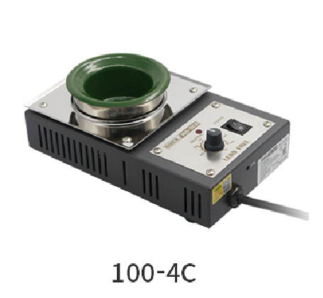 
					Високотемпературна промислова піч 100-4C, для олова, 200W, 150-500C, 91x150x75mm